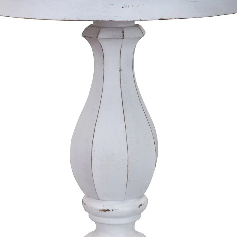 Table d'appoint ronde Magnolia Manor blanc antique