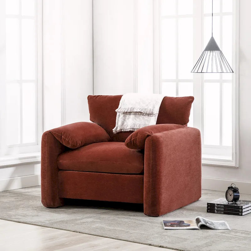Fauteuil d'appoint surdimensionné fauteuil