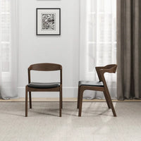 Chaise de salle à manger moderne mid-century Rosanna (lot de 2)