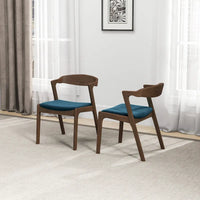 Chaise de salle à manger moderne mid-century Rosanna (lot de 2)
