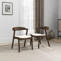 Chaise de salle à manger moderne mid-century Rosanna (lot de 2)