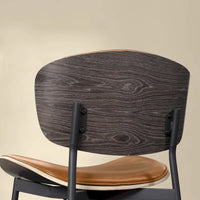 Art Leon Chaises de salle à manger modernes en bois cintré (lot de 2)
