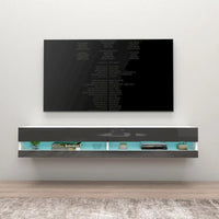 Meuble TV suspendu mural flottant Vigo 180 de 71 pouces