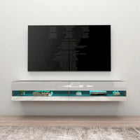 Meuble TV suspendu mural flottant Vigo 180 de 71 pouces