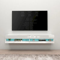 Meuble TV suspendu mural flottant Vigo 180 de 71 pouces