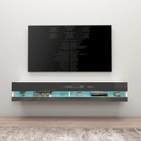 Meuble TV suspendu mural flottant Vigo 180 de 71 pouces