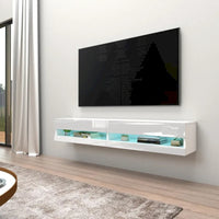 Meuble TV suspendu mural flottant Vigo 180 de 71 pouces