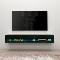 Meuble TV suspendu mural flottant Vigo 180 de 71 pouces