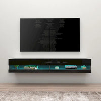 Meuble TV suspendu mural flottant Vigo 180 de 71 pouces