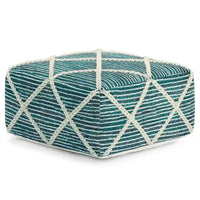 WYNDENHALL Woodley pouf carré