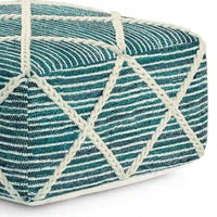 WYNDENHALL Woodley pouf carré