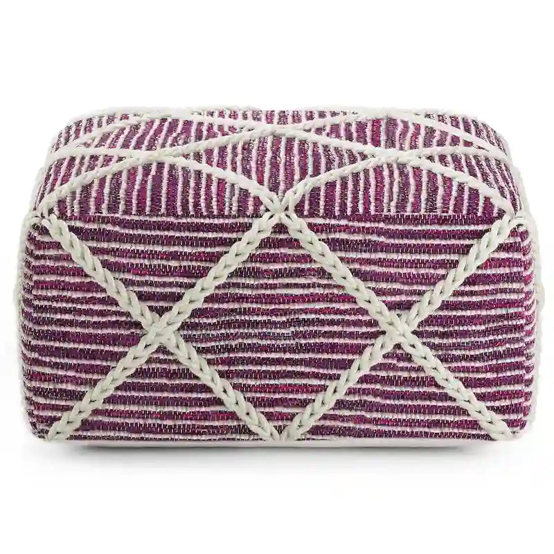 WYNDENHALL Woodley pouf carré