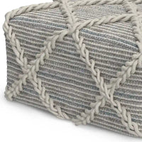 WYNDENHALL Woodley pouf carré