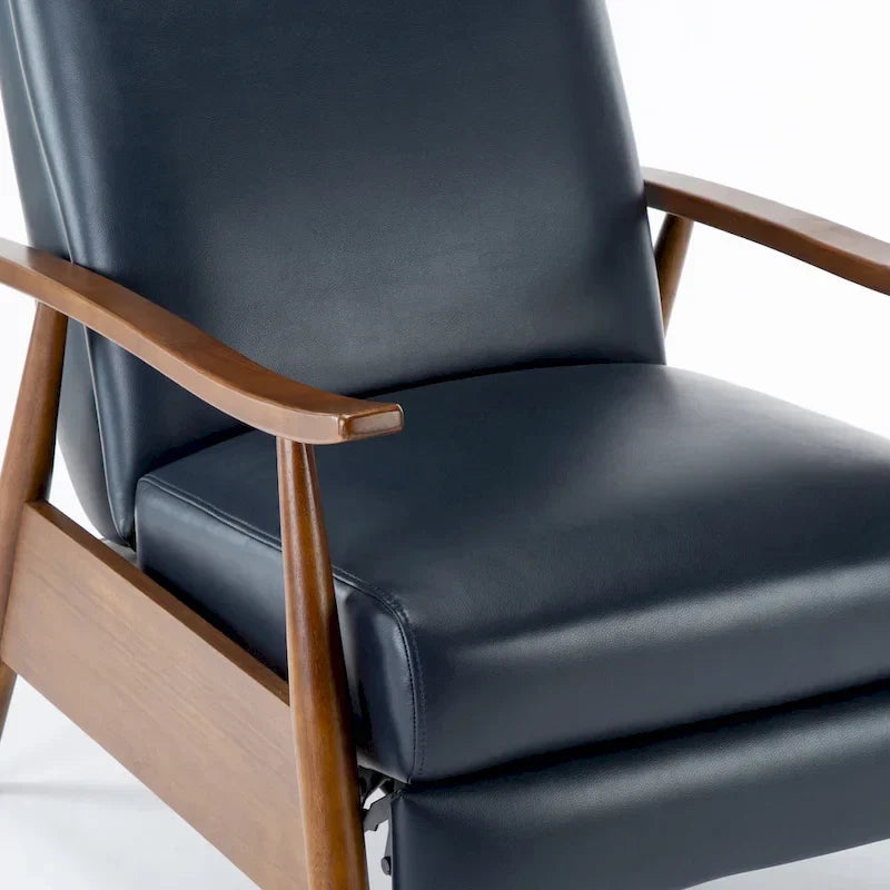 Fauteuil Inclinable à Dossier Poussé en Bois Rembourré Sienna par Greyson Living