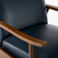 Fauteuil Inclinable à Dossier Poussé en Bois Rembourré Sienna par Greyson Living