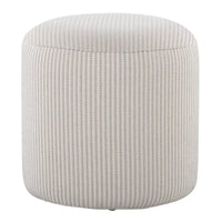 Le pouf rond Alayna 16 de Curated Nomad