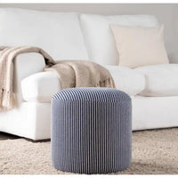 Le pouf rond Alayna 16 de Curated Nomad