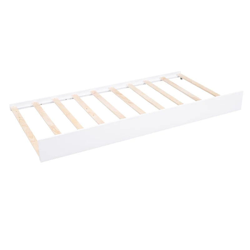 Lit de repos double XL en bois avec 2 lits gigognes et port USB
