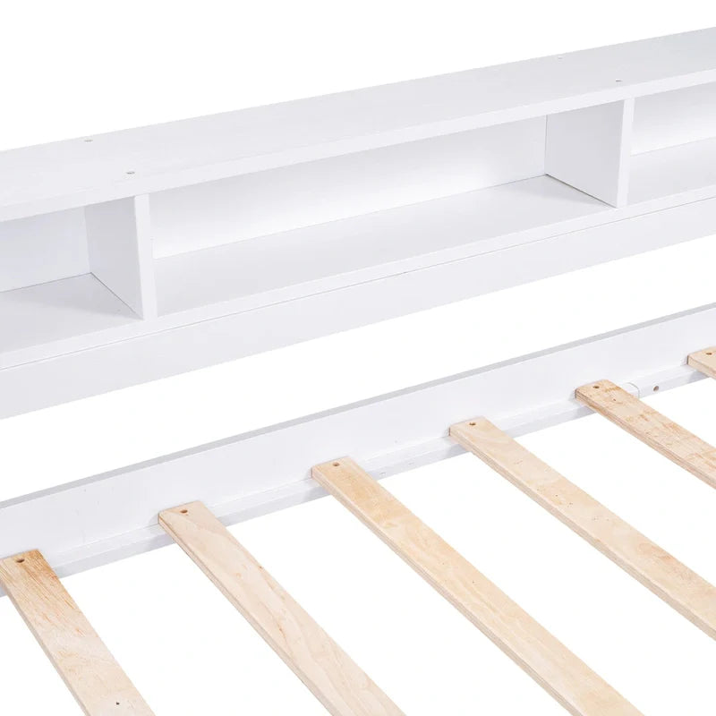 Lit de jour en bois Twin XL avec 2 lits gigognes et conception de recharge USB