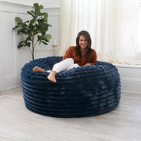 Jaxx Saxx 5 Foot Pouf Géant pour Adultes avec Housse Amovible, Fourrure Mondo