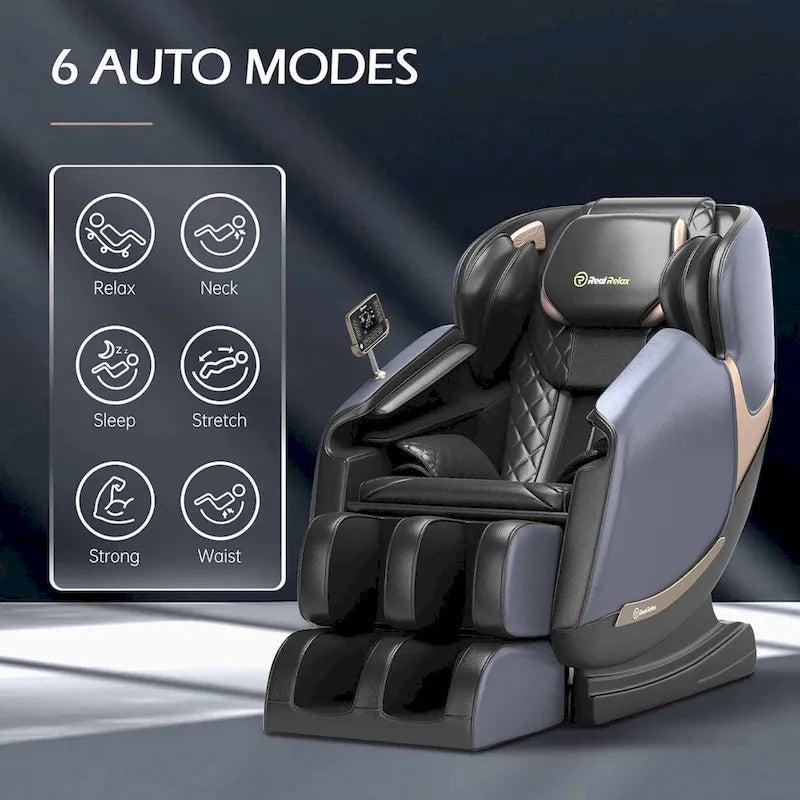 Fauteuil de massage Ukuowu Faovr 04 ADV avec massage corps complet à gravité zéro, double-cœur S Track et commande par application