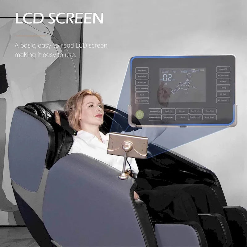 Fauteuil de massage Ukuowu Faovr 04 ADV avec massage corps complet à gravité zéro, double-cœur S Track et commande par application