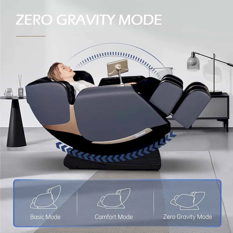 Fauteuil de massage Ukuowu Faovr 04 ADV avec massage corps complet à gravité zéro, double-cœur S Track et commande par application
