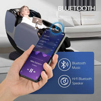 Fauteuil de massage Ukuowu Faovr 04 ADV avec massage corps complet à gravité zéro, double-cœur S Track et commande par application