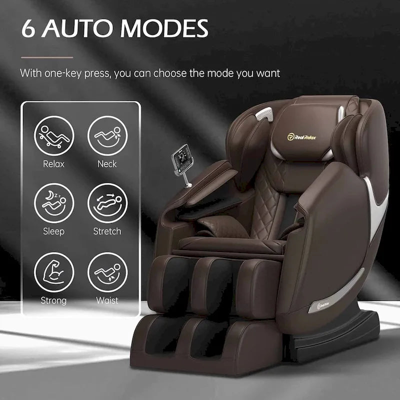 Fauteuil de massage Ukuowu Faovr 04 ADV avec massage corps complet à gravité zéro, double-cœur S Track et commande par application