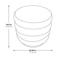 Ottoman de rangement Cecil