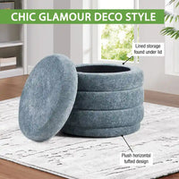 Ottoman de rangement Cecil
