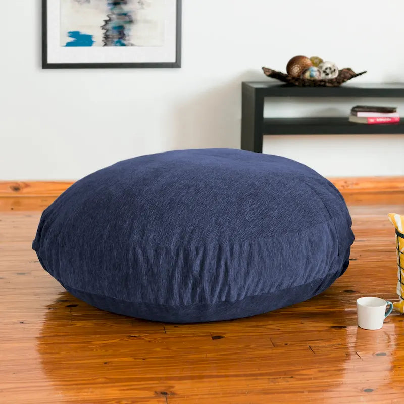 Pouf poire lounge Jaxx Cocoon avec housse en chenille