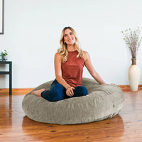 Pouf poire lounge Jaxx Cocoon avec housse en chenille