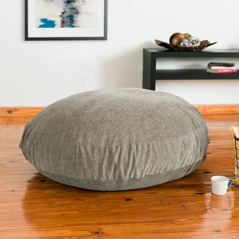 Pouf poire lounge Jaxx Cocoon avec housse en chenille