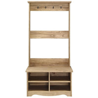 Vestiaire en bois Corona gris
