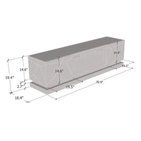 Meuble TV cheminée électrique Shu WH-EF 71