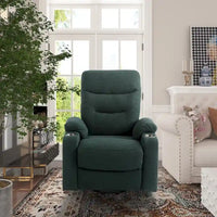 Clihome Fauteuil inclinable de massage électrique doux rembourré avec porte-gobelet