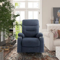 Clihome Fauteuil inclinable de massage électrique doux rembourré avec porte-gobelet