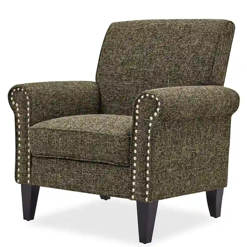 Fauteuil à accoudoirs roulés Herve Copper Grove