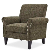 Fauteuil à accoudoirs roulés Herve Copper Grove