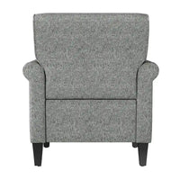Fauteuil à accoudoirs roulés Herve Copper Grove