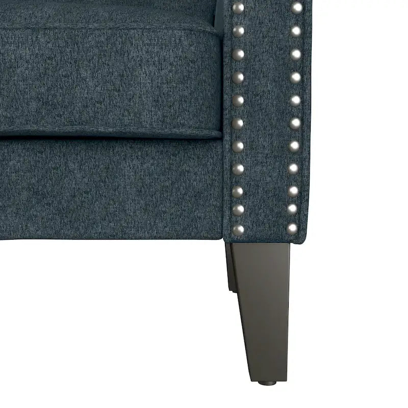 Fauteuil à accoudoirs roulés Herve Copper Grove