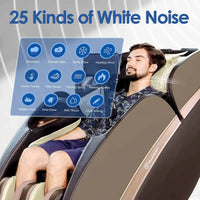 Ukuowu PS6500 Fauteuil de massage 4D avec AI Care, commande vocale, charge sans fil et très longue piste SL