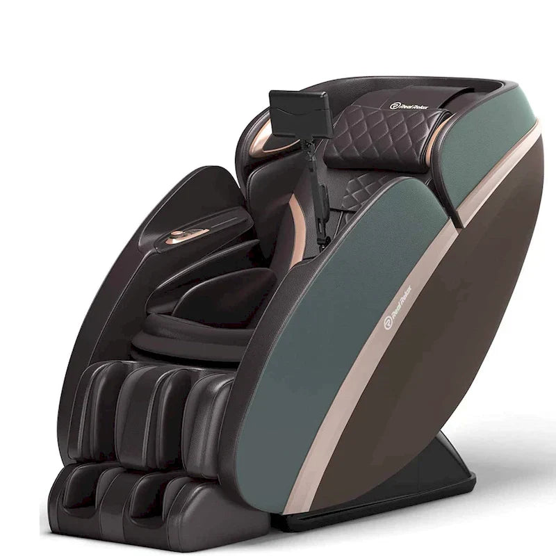 Ukuowu PS6500 Fauteuil de massage 4D avec AI Care, commande vocale, charge sans fil et très longue piste SL