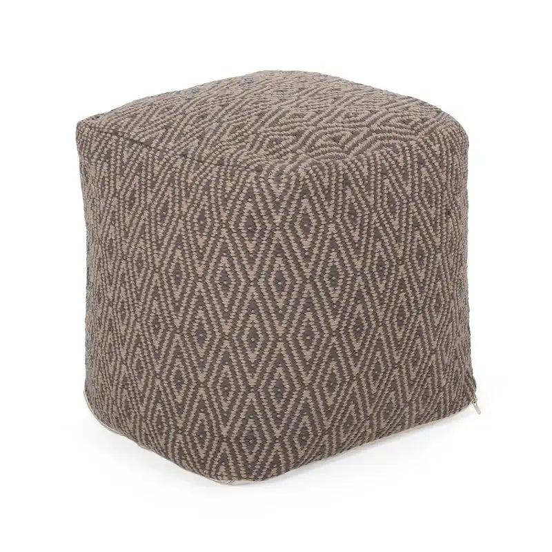 Poufs en coton faits à la main Boven par Christopher Knight Home