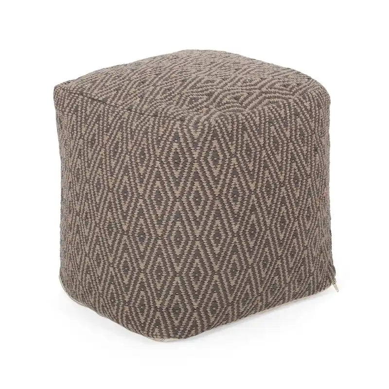 Poufs en coton faits à la main Boven par Christopher Knight Home