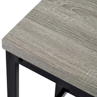 Ensemble de table à manger extra-longue avec 3 tabourets pub