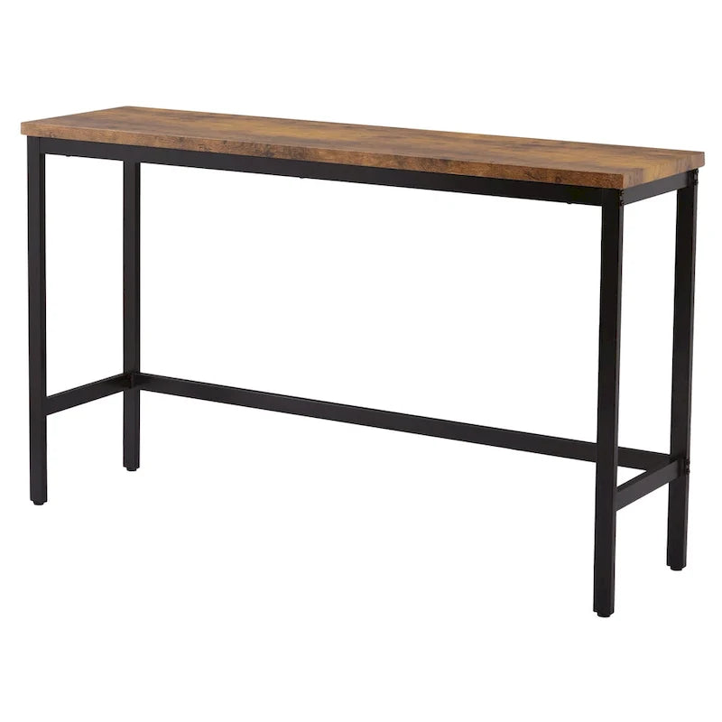 Ensemble de table à manger extra-longue avec 3 tabourets pub