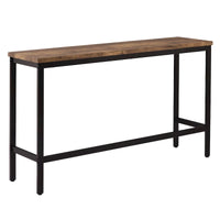 Ensemble de table à manger extra-longue avec 3 tabourets pub