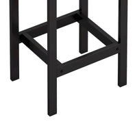 Ensemble de table à manger extra-longue avec 3 tabourets pub